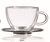 CE/EU/FDA/SGS/LFGB MOUTH BLOWN DOUBLE WALL ANTIQUE COFFEE/TEA GLASS CUP AND SAUCER