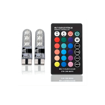2 Cocuyos 10-LED RGB Light Strips with 12V Control for Color Changing Effects