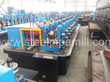 Steel round pipe mill