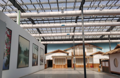 Fabric Ducts are Used in Indoor Ecological Gardens