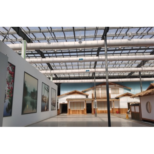 Fabric Ducts in Indoor Ecological Gardens