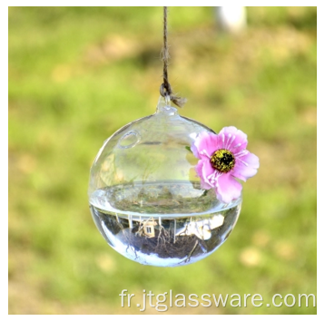 Terrarium en verre suspendu beau vase en verre créatif