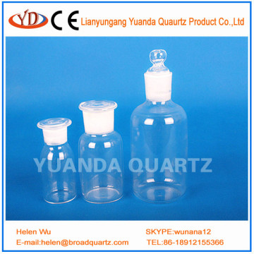 quartz glass reagent bottle for lab 50ml