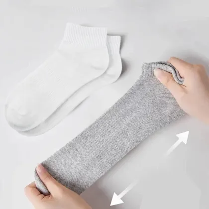 Mugwort fiber men`s ankle socks
