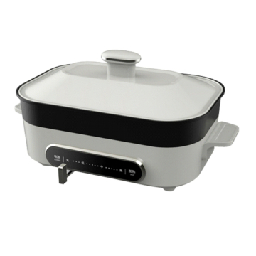 Versatile Electric Cooking Pot: Multi-Function for Home Use - Roasting, Shabu-Shabu, and More