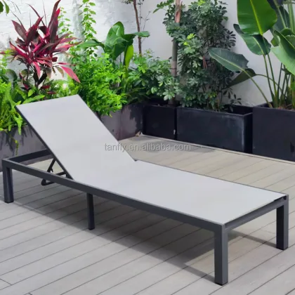 Waterproof Aluminium Lounge Chair for Patio, Garden, Pool, Beach & Balcony