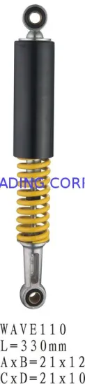 Iron Motorcycle Shock Absorbers 21×12 For The Model Of Honda Wave110