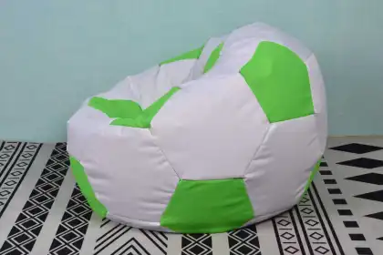 Sillón puff de tela