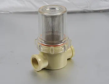 1" INCHES female NPT in-line water filter strainer with stainless steel mesh