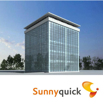 Best selling aluminum facade/aluminum curtain wall for wall decoration