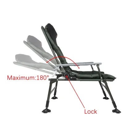 Portable Roughened Outdoor Winter Fishing Chair - Pale Gray Green Carp Fishing Tackle