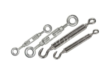 フックと眼のターンバックルワイヤーロープコネクター