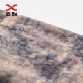 Soft Velboa Tie Dye and Embossing Fabric