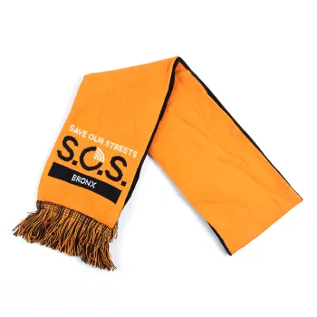 European Sports Team Jacquard Knitted Scarf: Football, Rugby, Basketball, Ice Hockey, Soccer, AFL