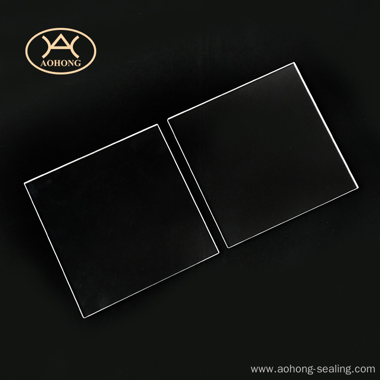 Transparent Boiler Glass Clear Square Glass