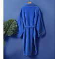 Color Scialle Collare Collar Robe 100% Cotton