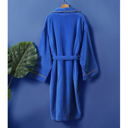 Colour Shawl Collar Bath robe 100% Cotton