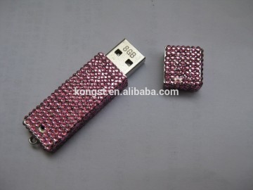Rectangle Diamond USB Flash Drive