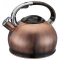 Copper Whistling Kettle With Wide Mouth