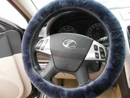 Sheepskin Wool Steering Wheel Covers