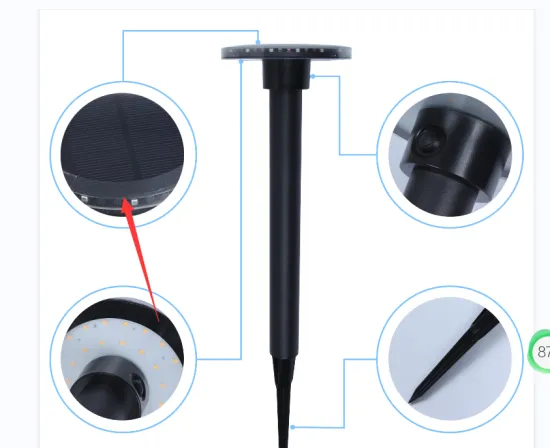 Aluminum Outdoor Standing Lamp DC 3.7V IP65 Solar Lawn Light SC-KS104