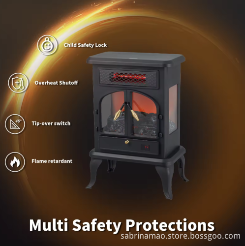 Household Space Bedroom Electric Fire Place Fireplace Stove Heater with Remote Control electric fireplace heater