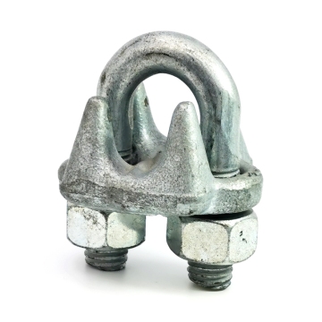 Clip de cuerda de alambre forjado de acero al carbono para hardware Poleline