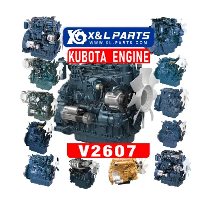 V2607 Kubota Diesel Engine Assembly