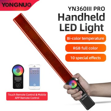 Yongnuo YN360III PRO LED Video RGB Light con telecomando e design portatile