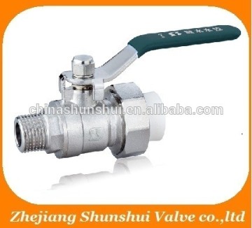 New design high quality cheap brass float ball valve