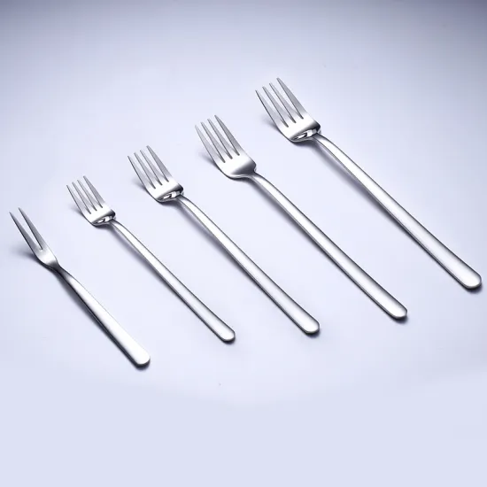 Thick Stainless Steel Long Handle Small Fork