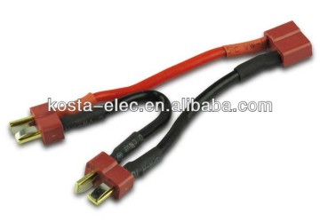 T plug Serial charging wire