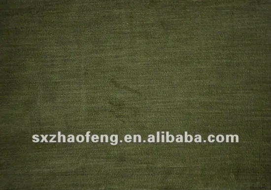 woven twill cotton slub velveteen curtain fabric
