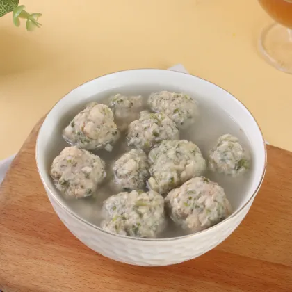 Shepherd Purse Pork Meatballs