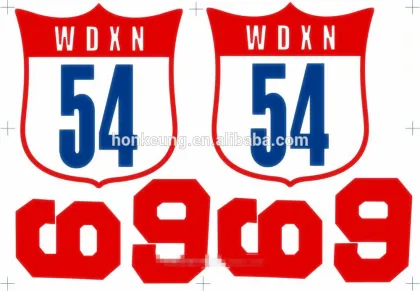 Soccer heat transfer numbers heat transfer stickers on sports