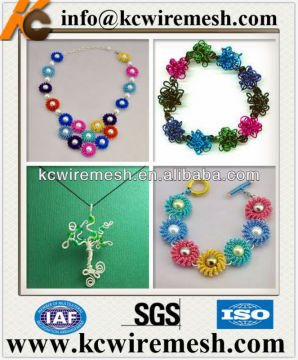 Reputable KC brand Bright jewelry wire with painted wire (certified manufacturer).