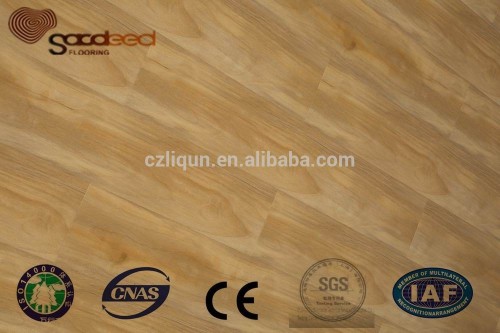 High Gloss Surface Real Wood Texture Laminated Floor