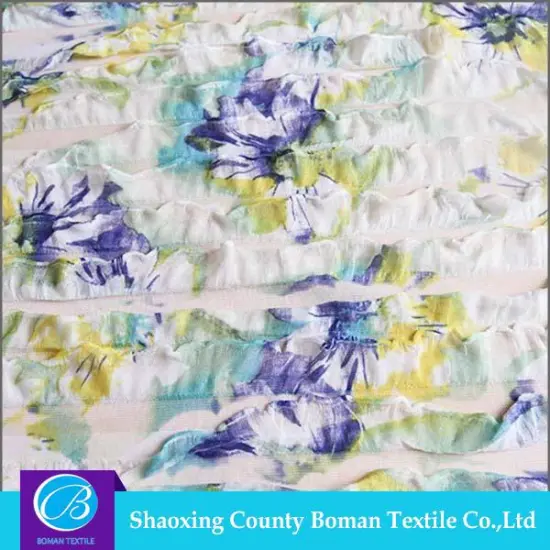 Fabrics supplier High quality Elastic Printed stretch polyester fabric