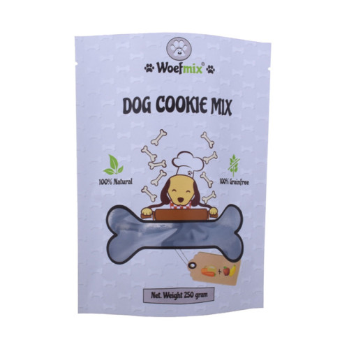 Standing Recyclable dog food bag with printing