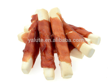 Duck and white biscuit wraps private label dog snacks