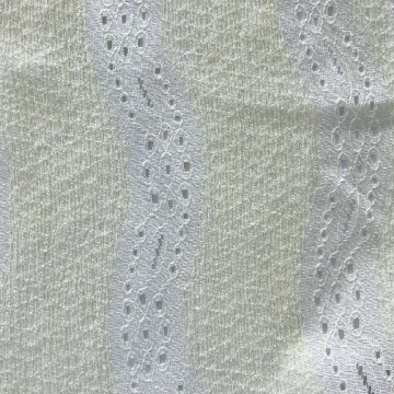 Jacquard lavorato a maglia a righe all&#39;uncinetto all&#39;uncinetto