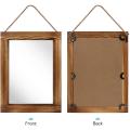 Decorative Wall Mirror with Wood Framed