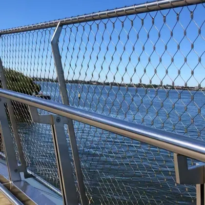 stainless steel anti-fall safety wire rope mesh