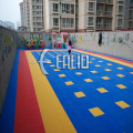พื้นสวนสนุกสำหรับเด็ก Interlocking Sports Floor