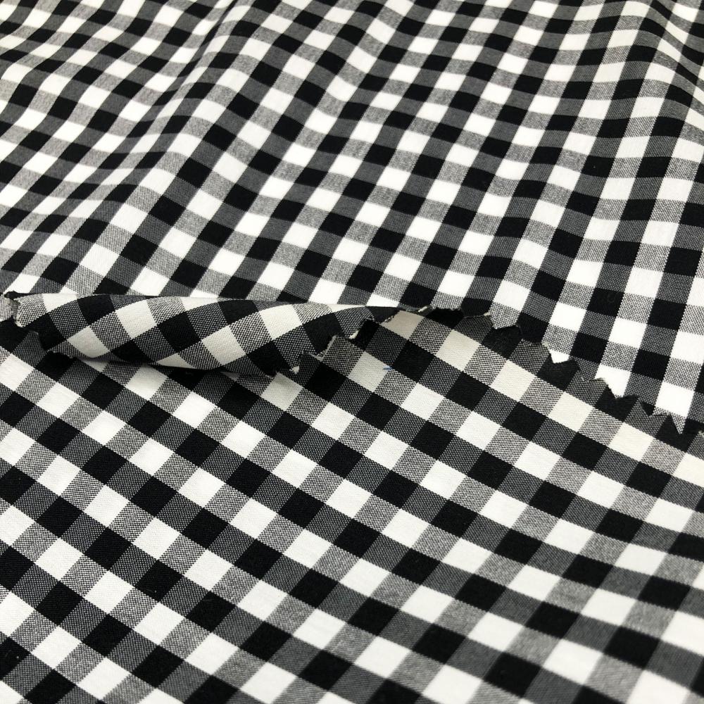 Plaid Pattern Poplin Fabric