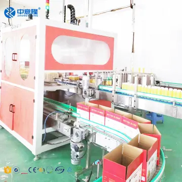 High Quality New Design Small Business Full Automatic Grabbing Type Wrap Around Case Packer Machine Side Load Case Erector