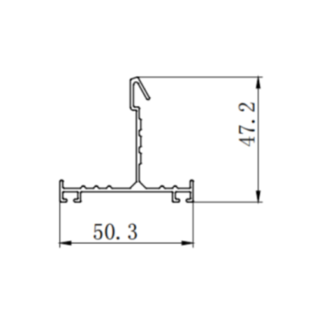 Küchenrollen Shuttertür Aluminiumprofil Extrusionsformen