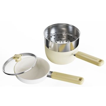 Ukuran kecil set peralatan masak goreng non-stick