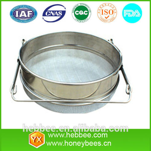 High quality double layer stainless steel honey strainer for beekeeping