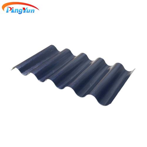 Fire proof round wave pvc upvc plastic roof sheet with ASA